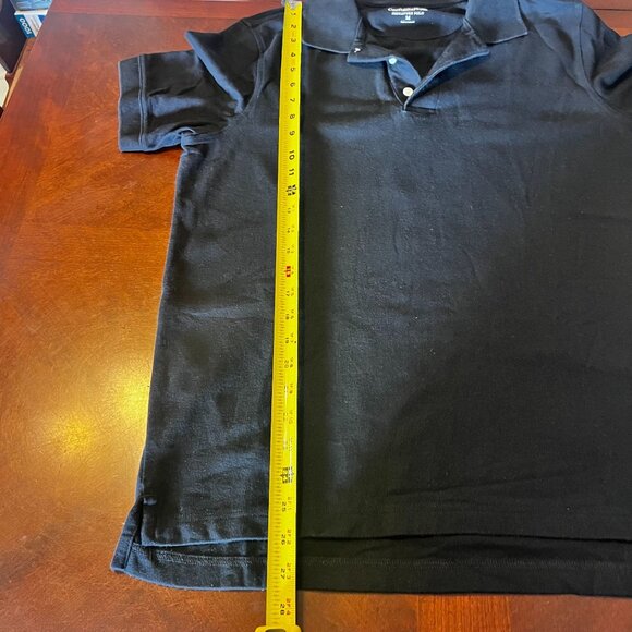 Croft & Barrow Black Signature Polo Shirt Mens M 100% Cotton - Picture 4 of 8